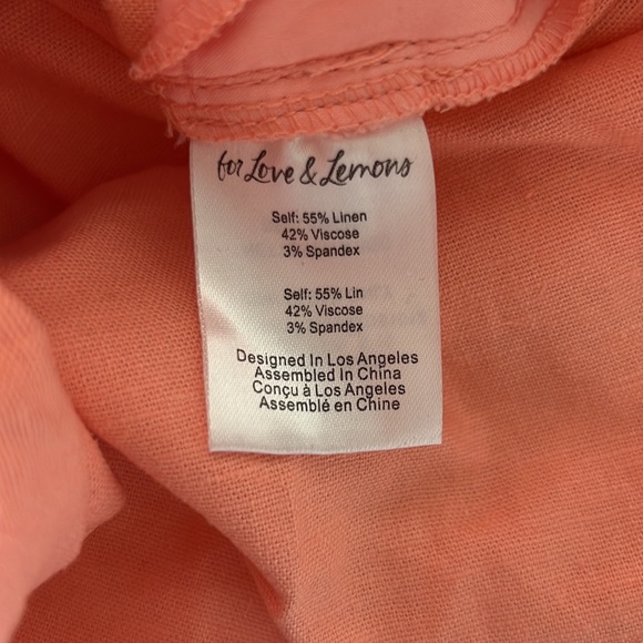 For Love And Lemons Millie Romper - Size Medium - Picture 5 of 5